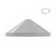 19cm H Metal Cone Lamp Shade ( Screw On )-1797270562
