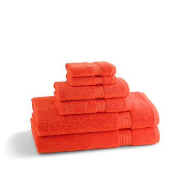 Jaiel 6-Piece Cotton Towel Set - with 2 Bath Towels, 2 Hand Towels, and 2 Washcloths Gracie Oaks Color: Black
