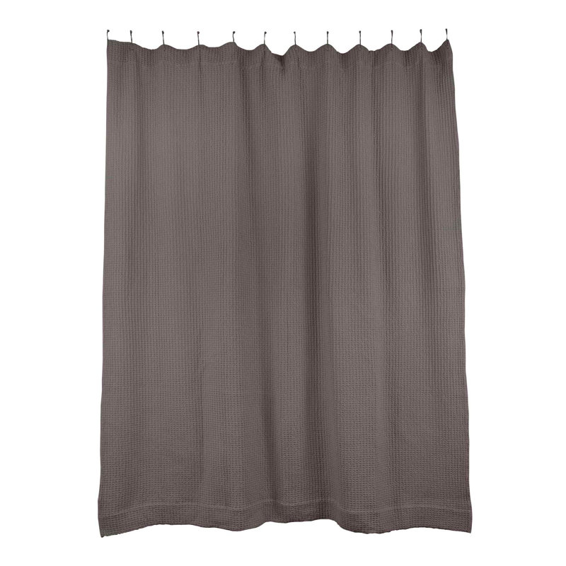 Simple Shower Curtain, Dark Gray