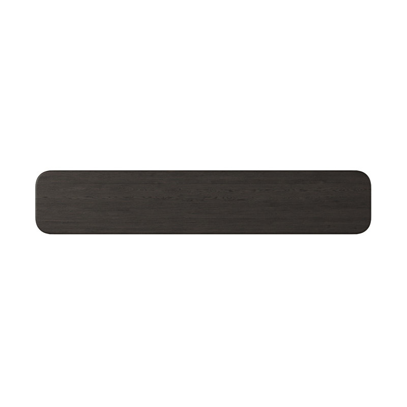 Nadine Console Table, Smoked Black Oak Veneer