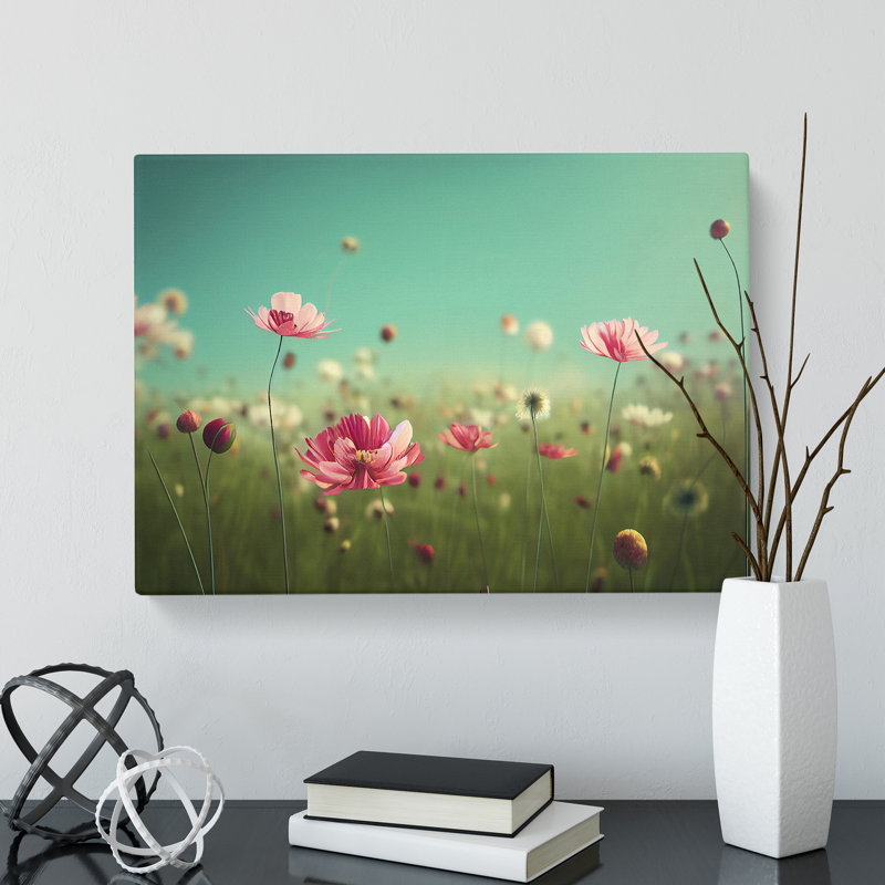Unbeatable Wildflowers Floral - Wrapped Canvas, 40cm H x 60cm W x 3cm D