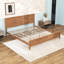 Lit plateforme en bois avec tête de lit-377806061-377806066