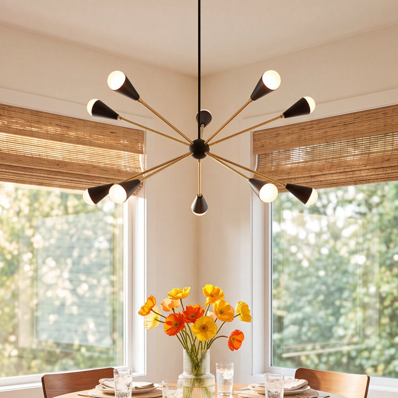Monroe 10 - Light Sputnik Sphere Chandelier, Yes