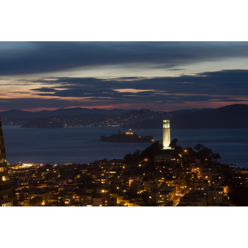 Coit Tower - Wrapped Canvas Print, 30cm H x 46cm W