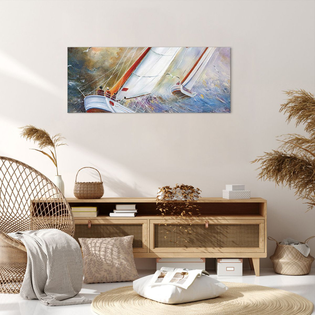 Leinwandbild Sailboat Image Regatta