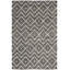 Furman Kilim Geometric Hand-Loomed Natural/Charcoal Area Rug-841295083