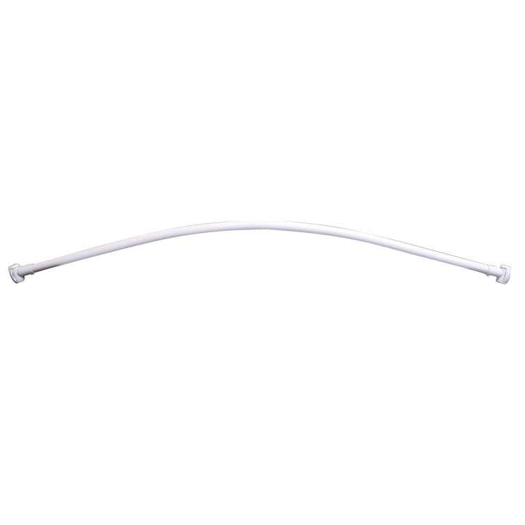 48'' Curved Fixed Shower Curtain Rod