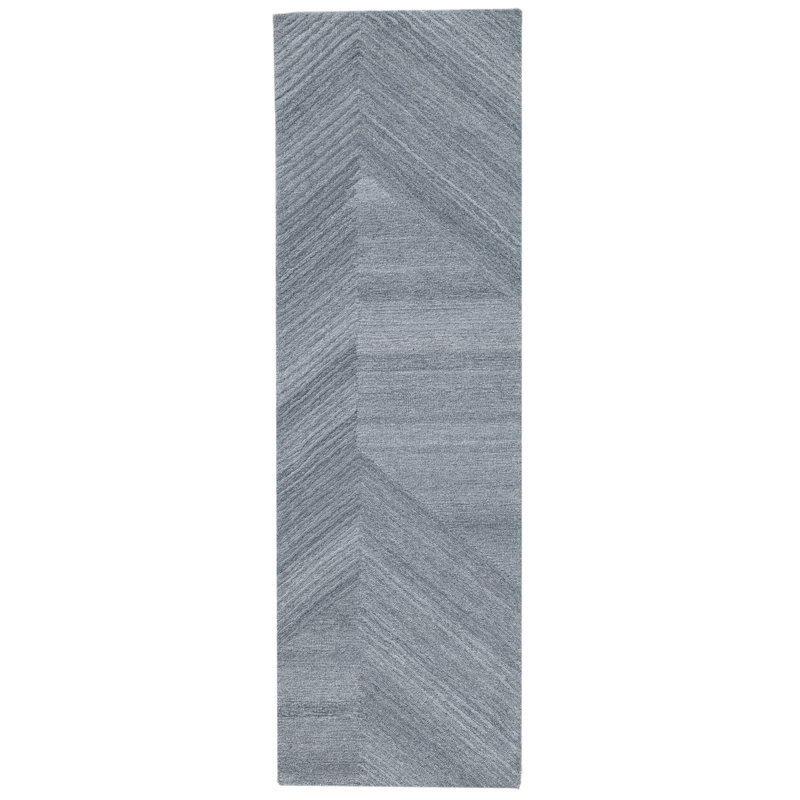 Assente Hand Tufted Polyester Indoor Rug, 2'6x8'