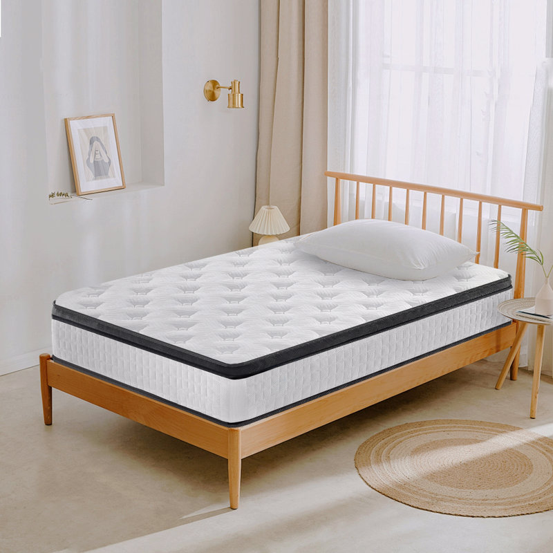 Matelas hybride à ressorts ensachés 12 po 12 po