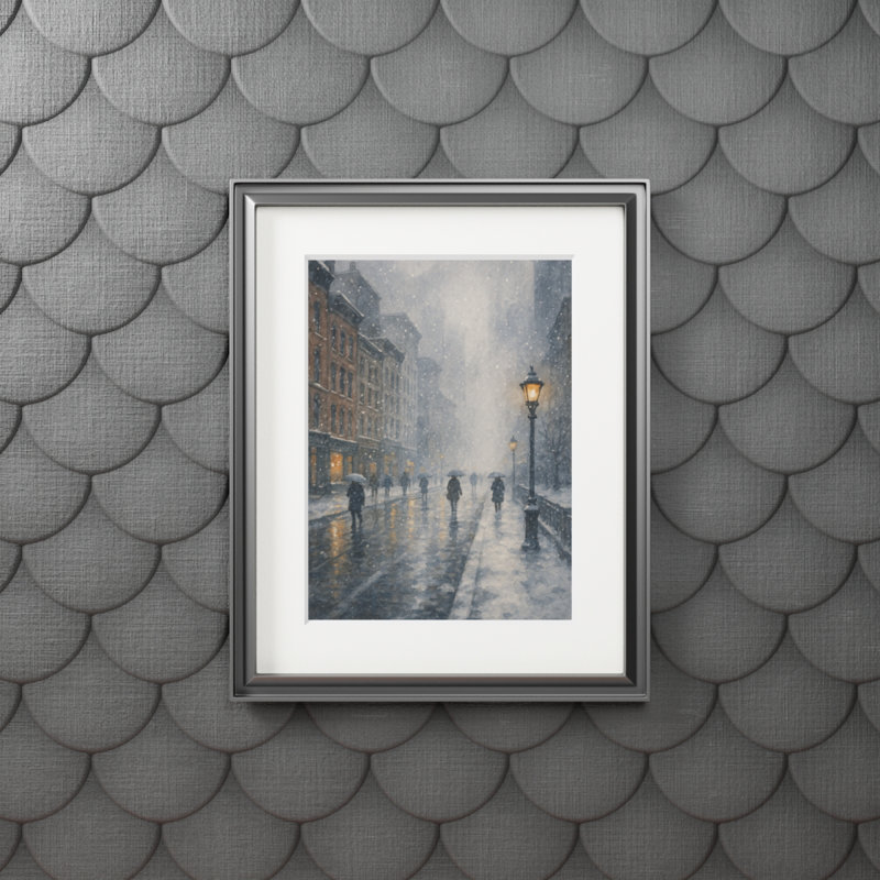 Clinger Single Picture Frame Print, 35.56 cm H x 27.94 cm W