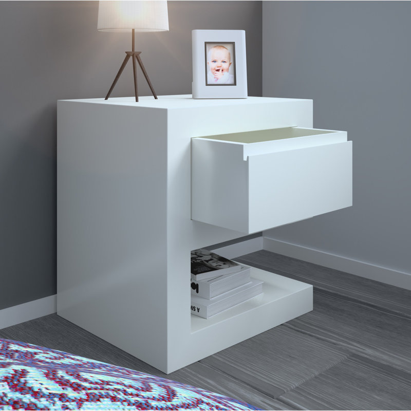 Kroh Floor Shelf End Table