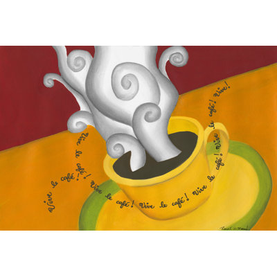 Vive Le Cafe! by Renée W. Stramel - Wrapped Canvas Painting