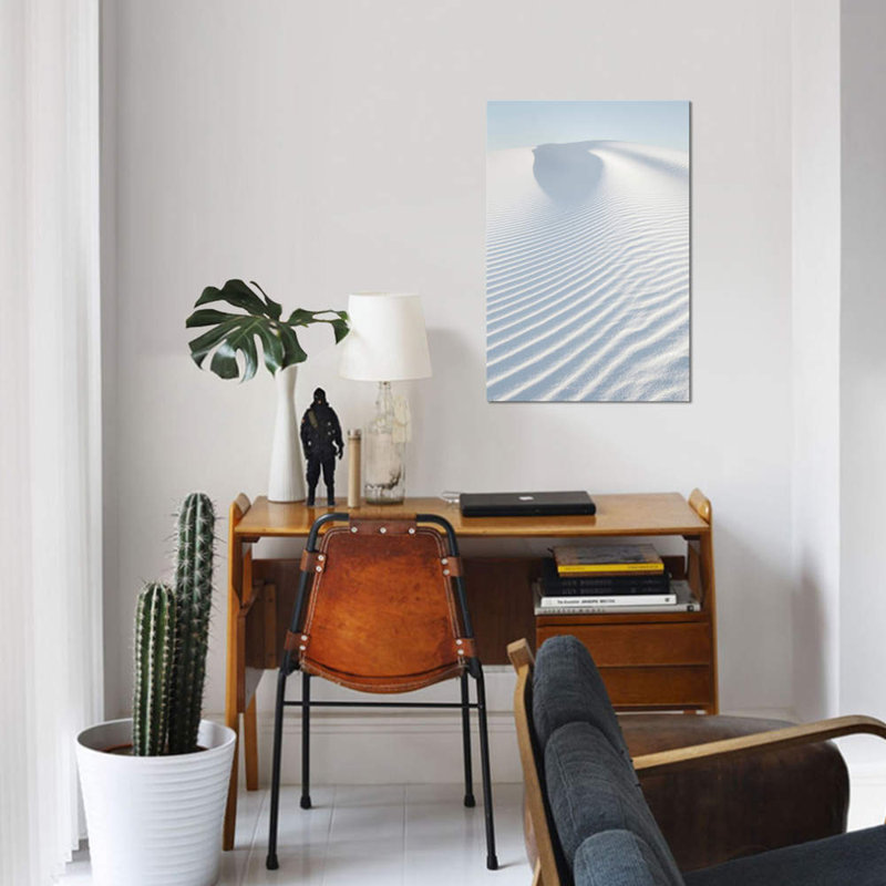 « white sables ii, no border », reproduction de photo sur toile, H 40 po x l 26 po x P 1,5 po, Toile tendue, Pas de tapis