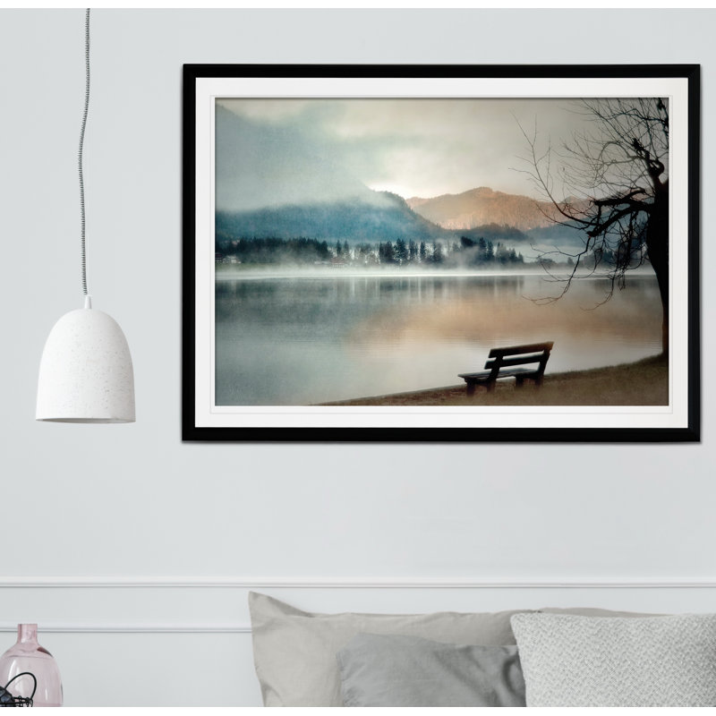 Inner Peace - reproduction de cadre photo, Noir, H 30 po x l 40 po x P 1,5 po
