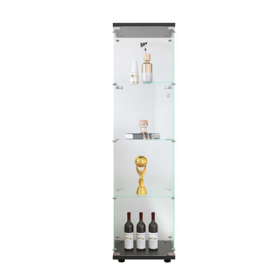 Vitrine en verre avec porte