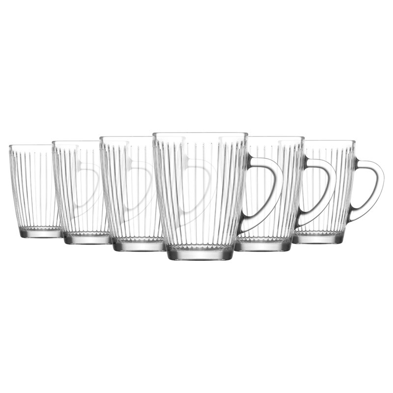 LAV Hestia Glass Mugs, 6, 300