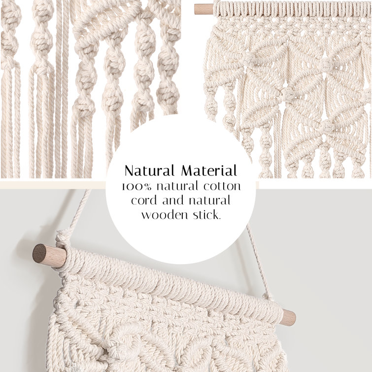 Macrame Knotting Cotton Wall Hanging