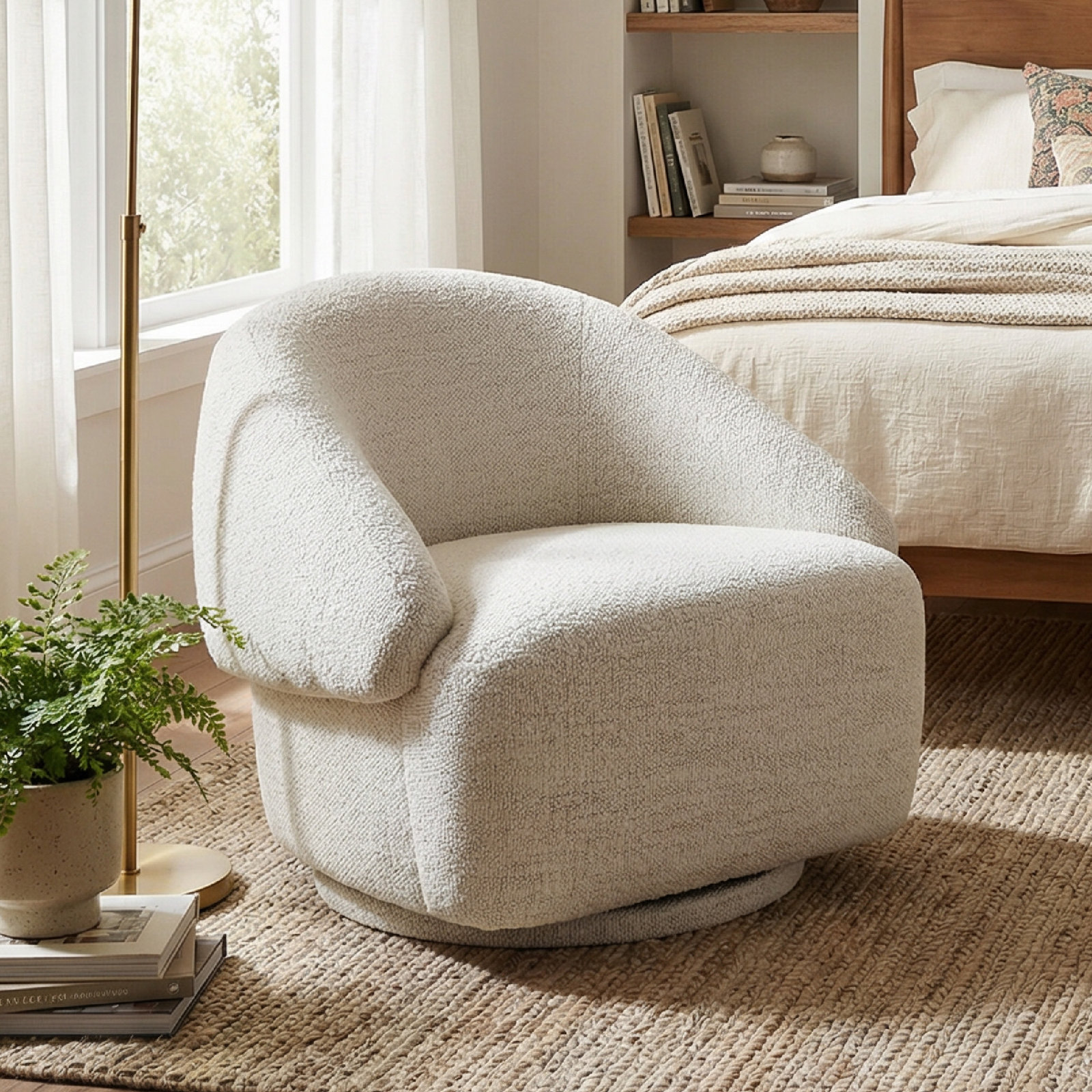  Millie Upholstered Swivel Chair