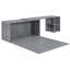 Grand lit escamotable avec bureau rotatif-264139741