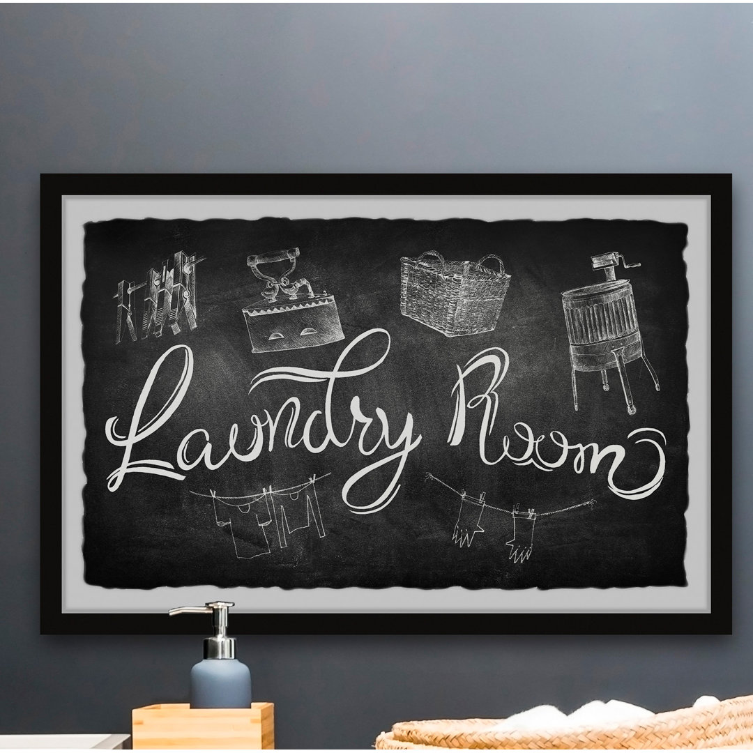 Laundry Room - Picture Frame Textual Art Gracie Oaks 