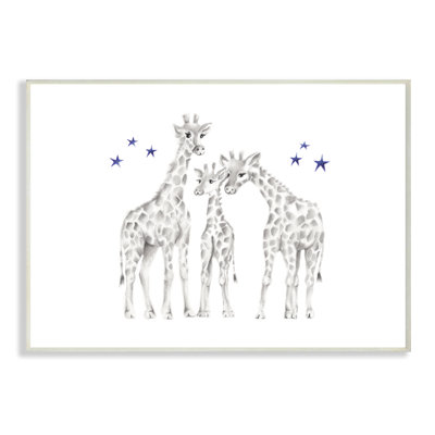 Girafe, graphite, dessin sur toile