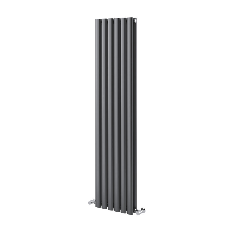 Vertical Flat Panel Radiators, White, 1500mm H x 350mm W