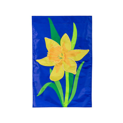 Drapeau de maison jonquille