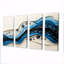 «Rhythic Driauge Drip Paint River IV» - art mural, ensemble de décorations murales modernes-804681907-804681911