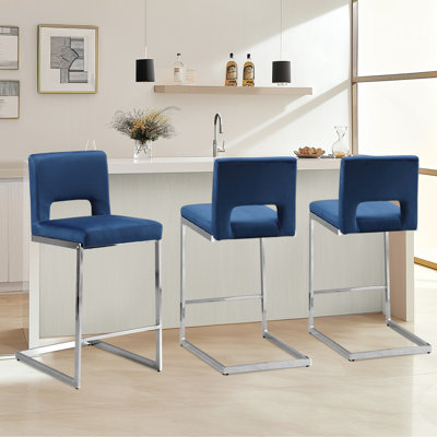 26” Upholstered Counter Height Bar Stool