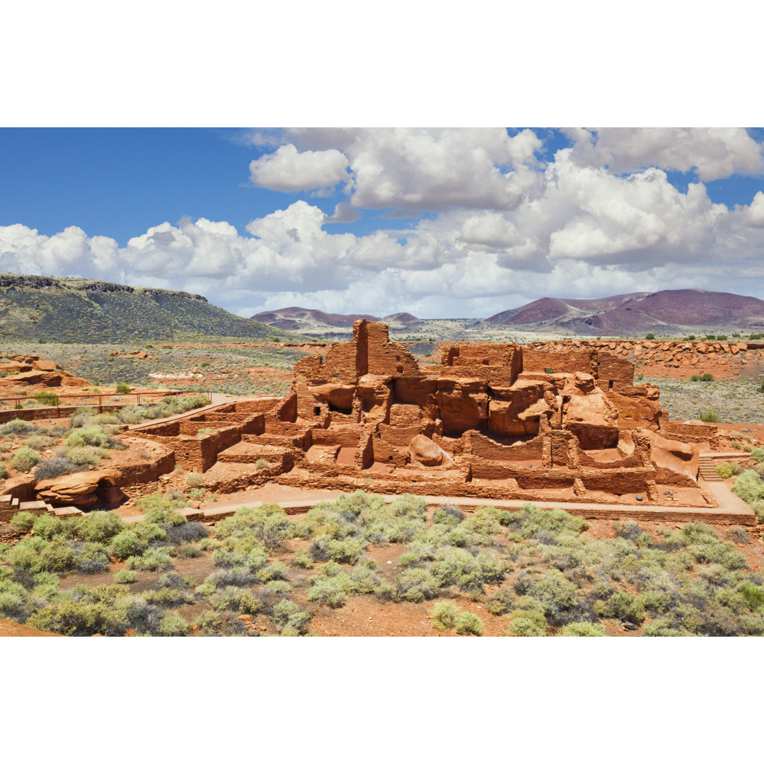 Wupatki National Monument von Powerofforever - Druck auf Leinwand ohne Rahmen