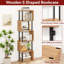 155.5cm H x 38cm W Metal Bookcase-1367166331