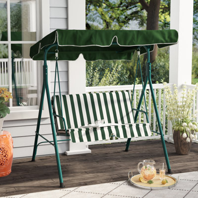 Dillan 2 Person Porch Swing with Canopy