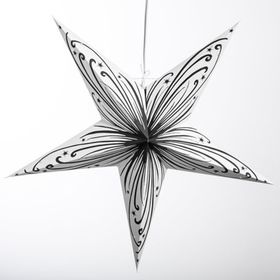 Luminaire d’étoile à papier à tourbillons