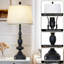 Lampes de chevet modernes à intensité variable de 29 po avec deux ports USB et ampoules DEL-1597733964