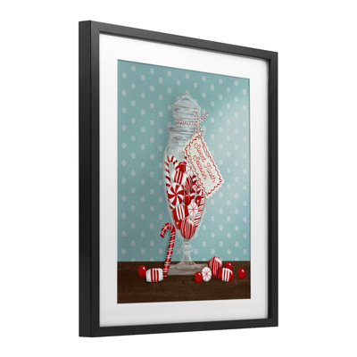 «Sweet Tooth Season», reproduction sous verre encadrée, conception de Jilly Jack Designs