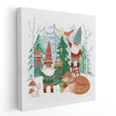 Woodland Gnomes VI - Canvas Print Wall Art