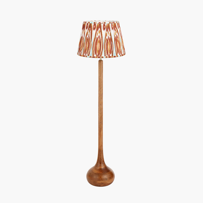 Beyzanur 162cm Oil Rubbed Traditional Floor Lamp, Orange
