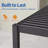 All-Weather Metal Frame Outdoor Pergola with Adjustable Louvered Roof, Patio Pergola Waterproof for Deck Porch Backyard-123029376-123029375
