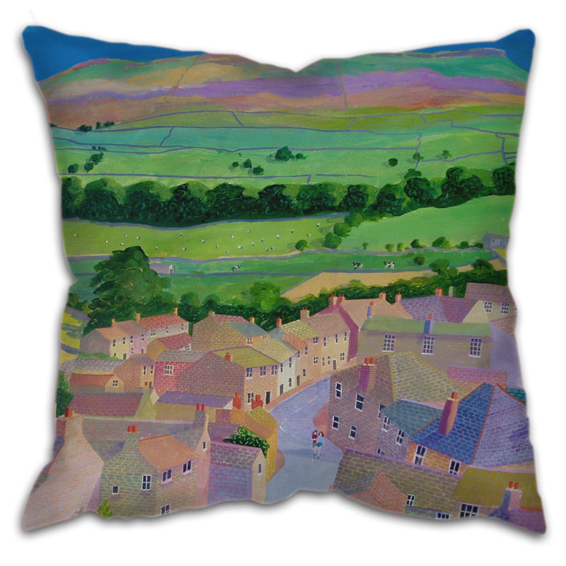 Kiki Square Throw Cushion, 44 cm H x 44 cm W x 20 cm D