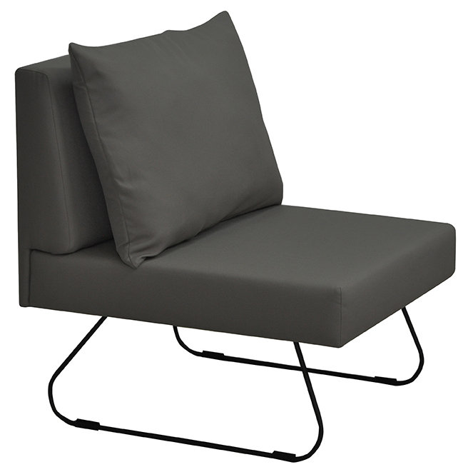 Sit Upholstered Accent Chair, Graphite