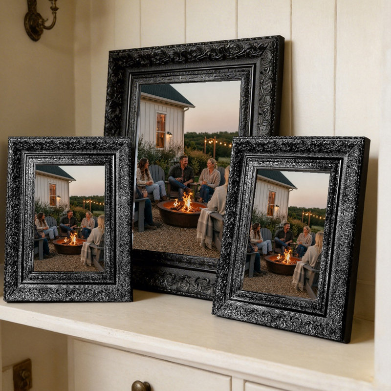 Cadre photo noir 1PC pour photos et tablettes de bureau 11 "x 14", 1, 11" W x 14" H