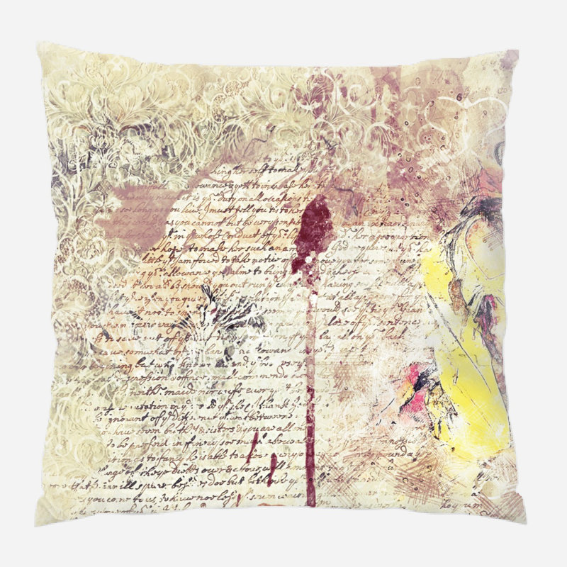 Coussin décoratif Renfroe, Intérieur, Microsuède