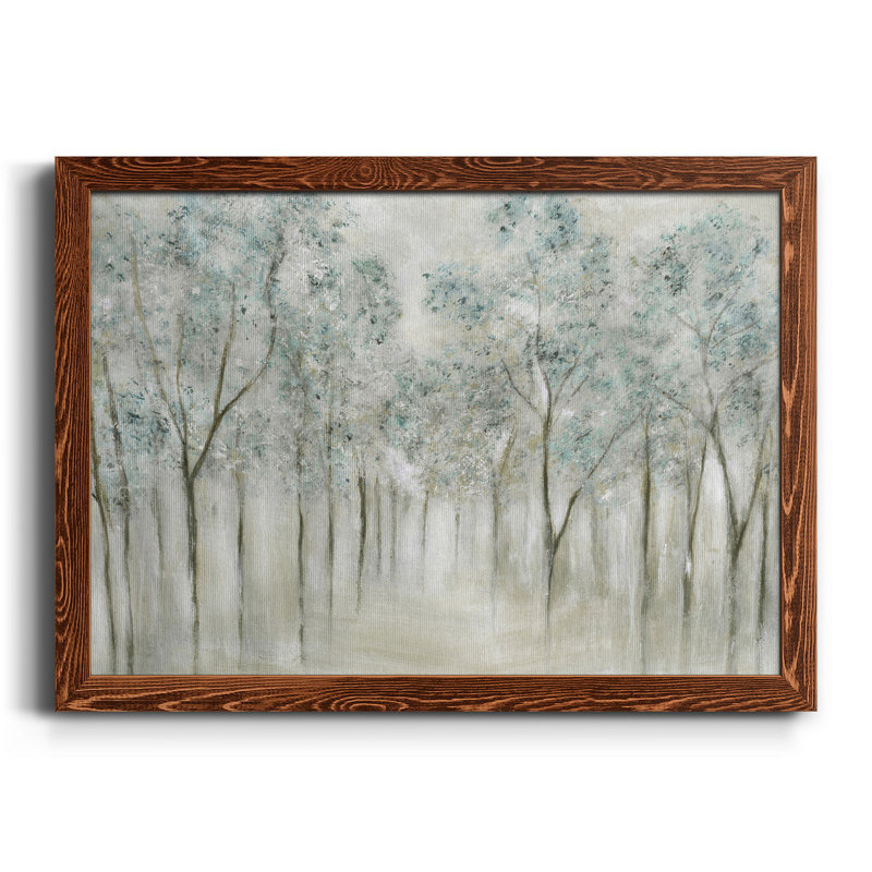 «Neutral Spring», peinture sur toile encadrée, H 20 po x l 17 po x P 1,5 po, Toile avec cadre érable