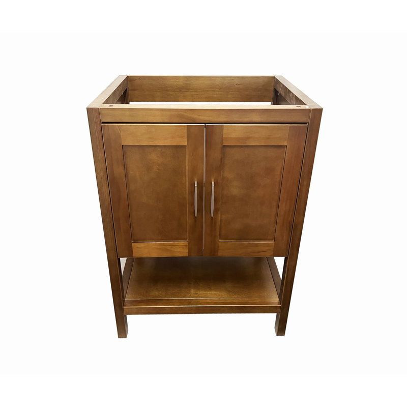 MOTEREY 24'' Single Bathroom Vanity Base Only, Brown