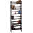 3-Tier Stackable Folding Wood Shelving Unit For Books And Display, Space-Saving Storage Solution