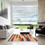 Tapis brun/vert/gris zone contemporaine-65378541