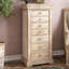 Armoire à bijoux autoportante en bois avec miroir Gerardo-79642543