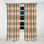 Rideau obscurcissant à rayures multicolores - 1 panneaux-107594194