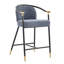 Ensemble de 2 chaises de salle à manger rembourrées avec tabouret de comptoir-1169182477