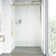 Elan E-Class 68-72" W x 76" H Sliding Frameless Shower Door with 3/8" Clear Glass